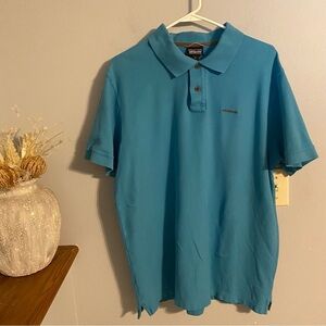 Mens Patagonia 1/4 Button Polo Shirt SzXL